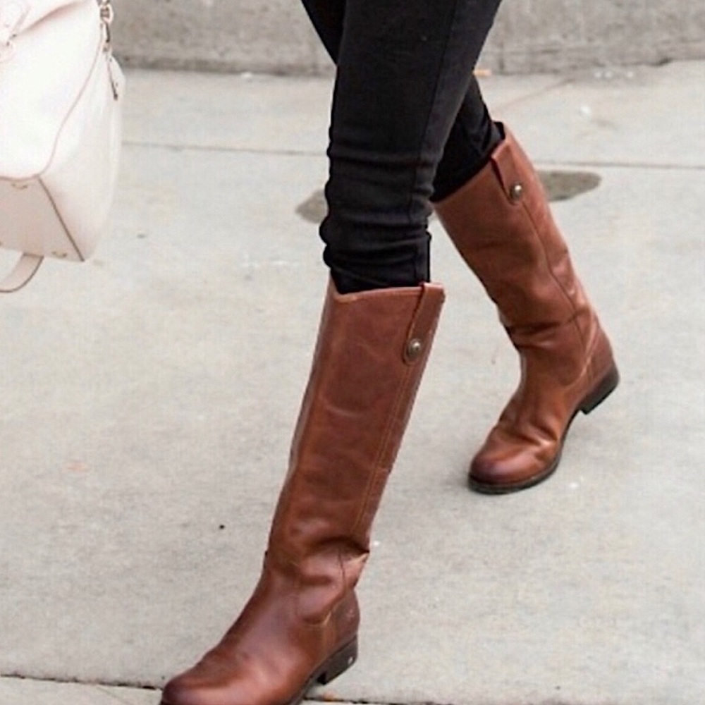 Frye Melissa Button Lug Tall